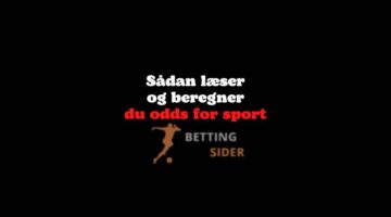 Sådan læser og beregner du odds