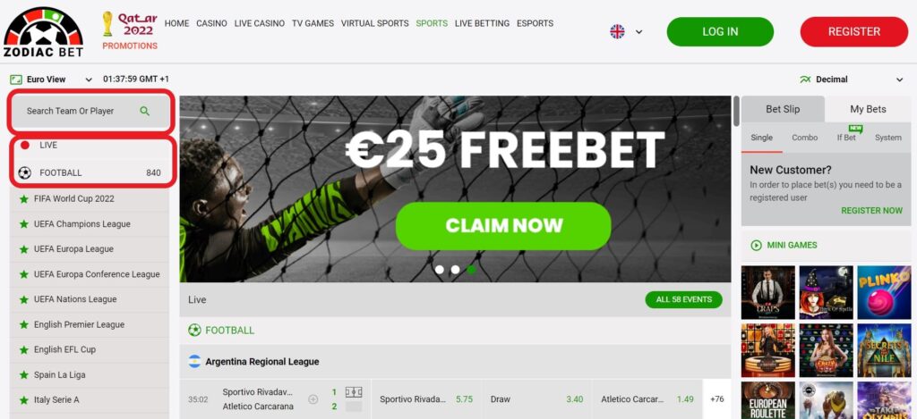 Zodiacbet Sportsbook